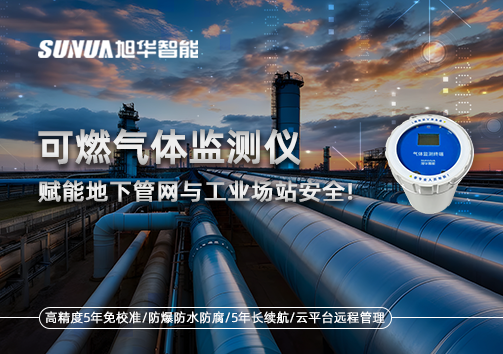 可燃气体监测仪：赋能地下管网与工业场站安全！